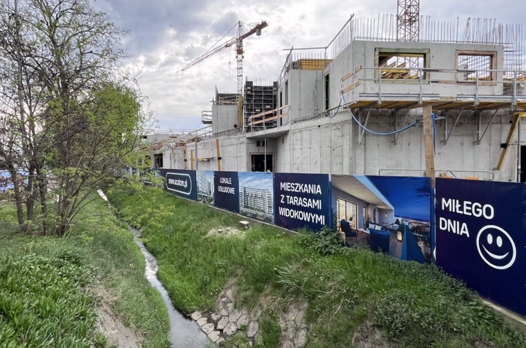Rzeszów - Budowa inwestycji mieszkaniowej Langiewicza 37 [kwiecień 2024]